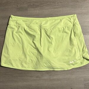 Nike Bright Green Sports Skirt